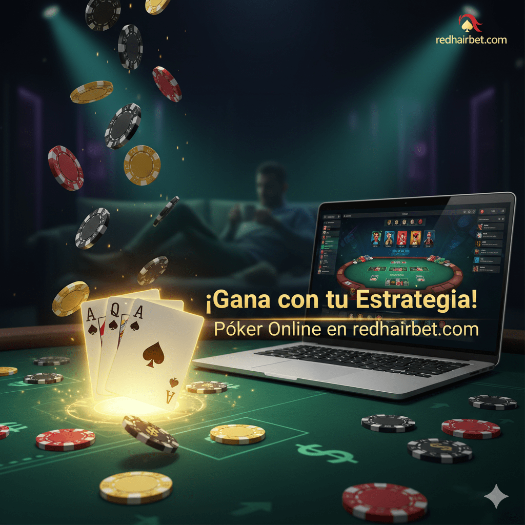 Gana Dinero con Póker Online: Tu Guía para Empezar en redhairbet.com
