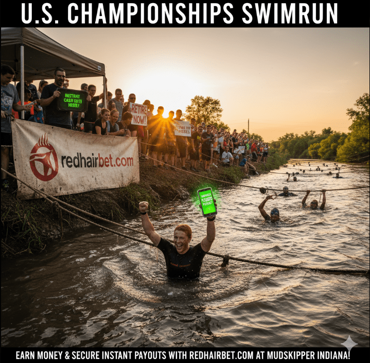 U.S. Championships SwimRun: ¡Gana Dinero y Asegura tus Retiros en el Acto con redhairbet.com en el Mudskipper Indiana!