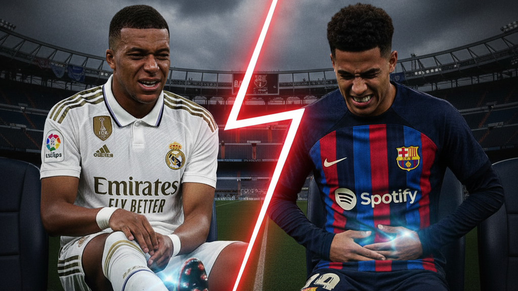 ¡Alerta Máxima en LaLiga! Mbappé y Yamal, Tocados: El Tobillo Blanco vs. el Pubis Azulgrana