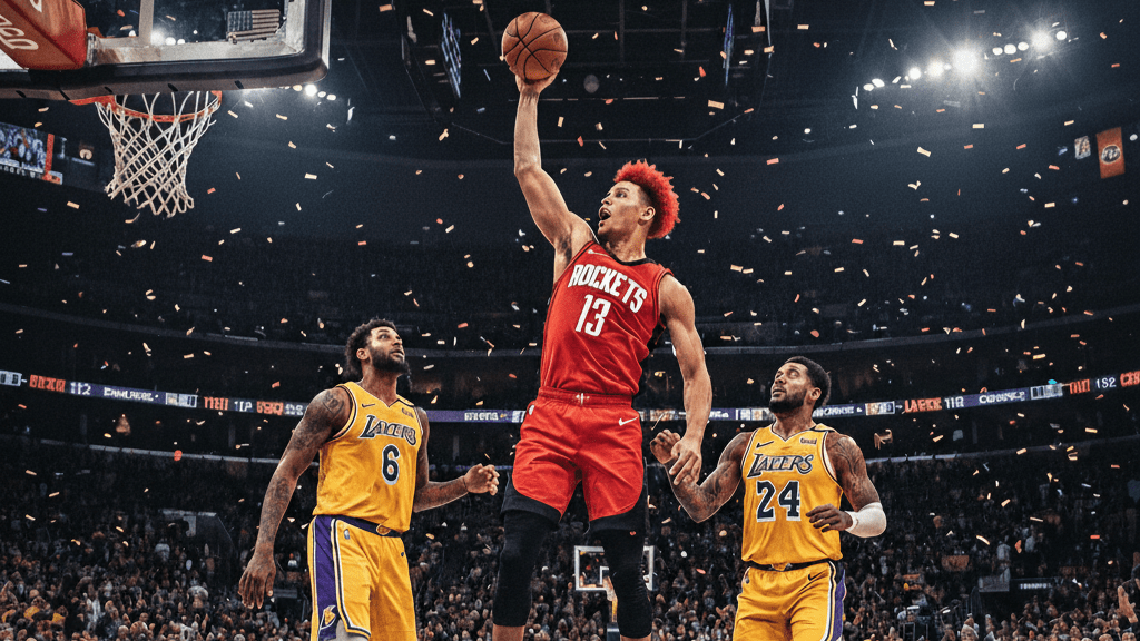 ¡Batacazo en la NBA! Los Rockets Sorprenden a los Lakers y Encienden la Conferencia Oeste