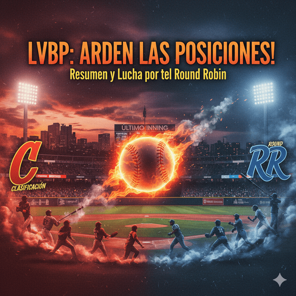 LVBP: ¡Arden las Posiciones! Resumen y Lucha por el Round Robin