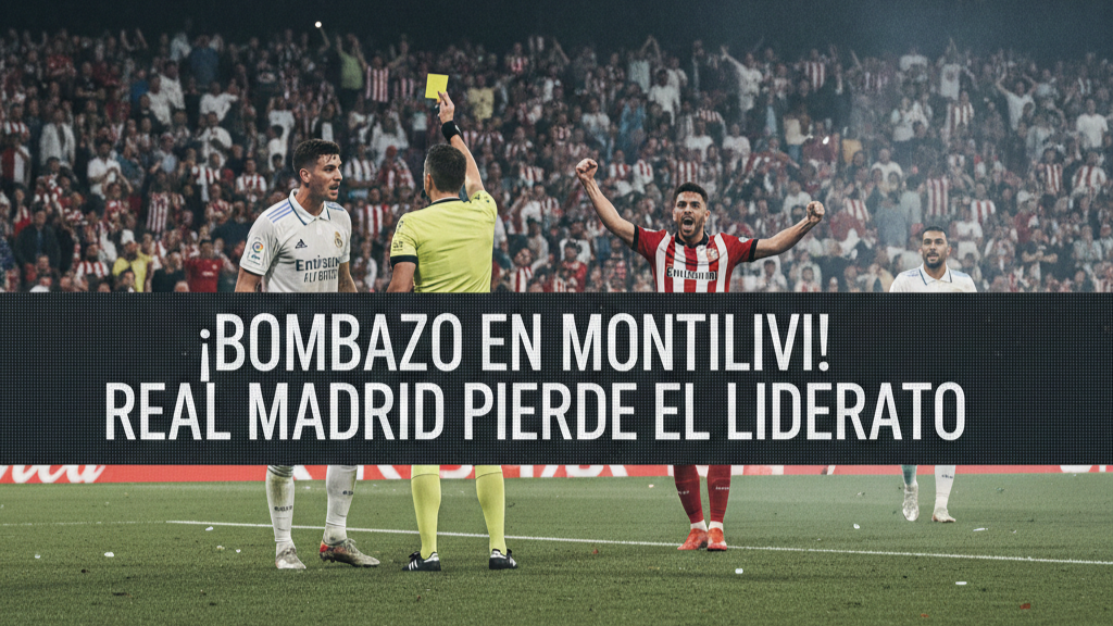 ¡Bombazo en Montilivi! El Real Madrid Pierde el Liderato Tras un Amargo Empate 1-1 Contra el Girona