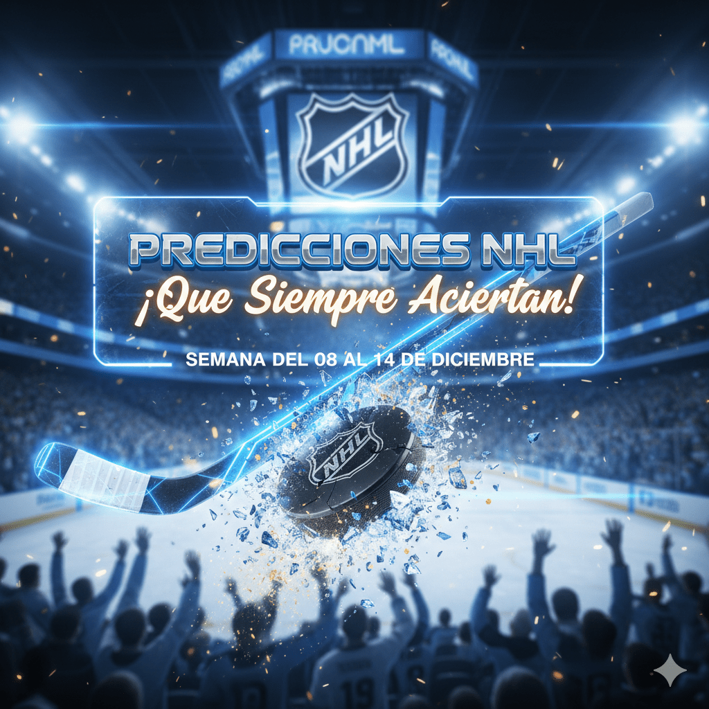 ¡Predicciones NHL que Siempre Aciertan! (Semana del 08 al 14 de Diciembre)