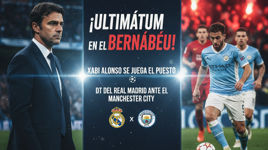 ¡ULTIMÁTUM EN EL BERNABÉU! Xabi Alonso se Juega el Puesto de DT del Real Madrid Ante el Manchester City