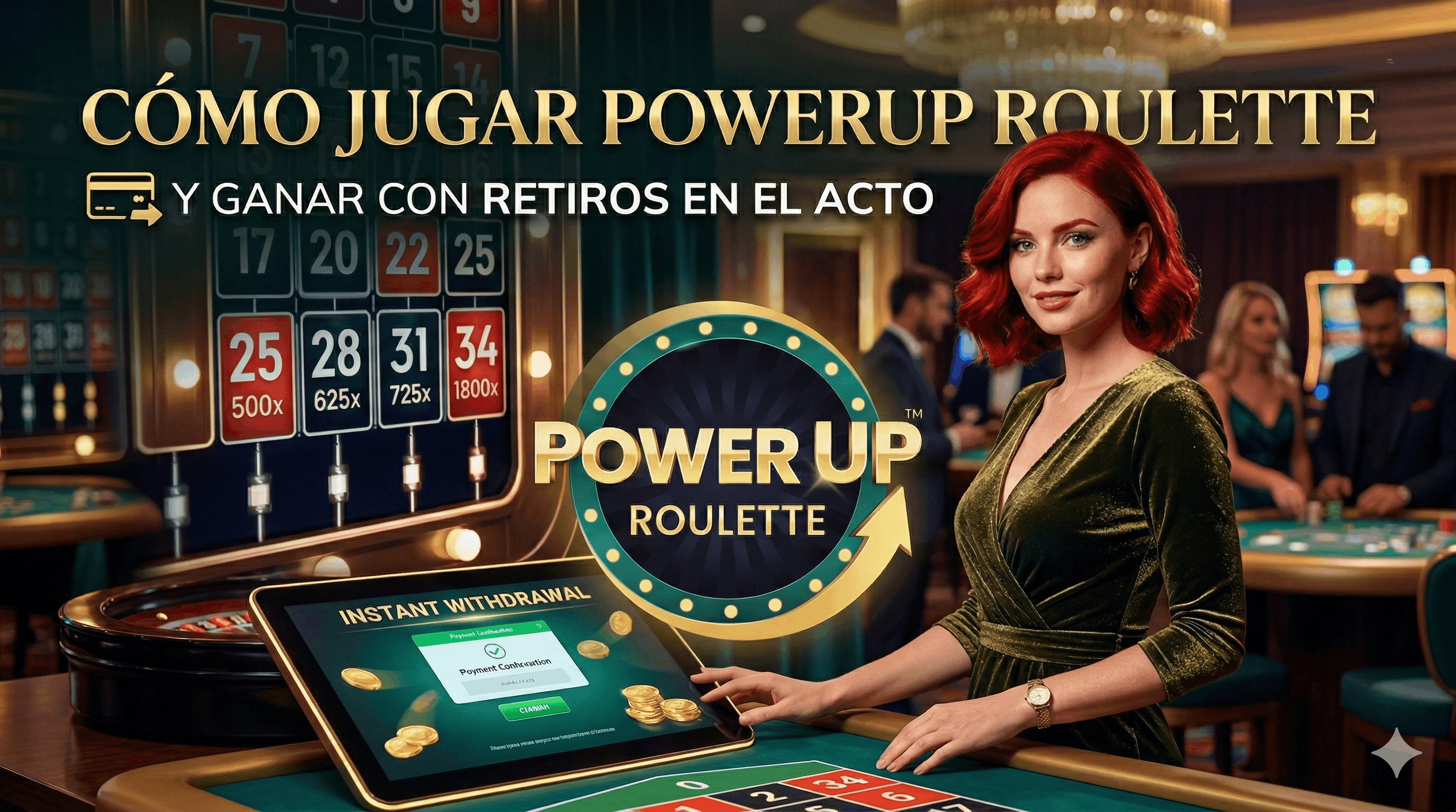 CÓMO JUGAR POWERUP ROULETTE Y GANAR CON RETIROS EN EL ACTO