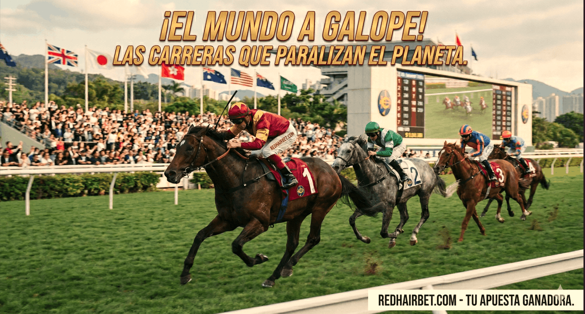 EL MUNDO A GALOPE: LAS CARRERAS QUE PARALIZAN EL PLANETA ESTE ABRIL