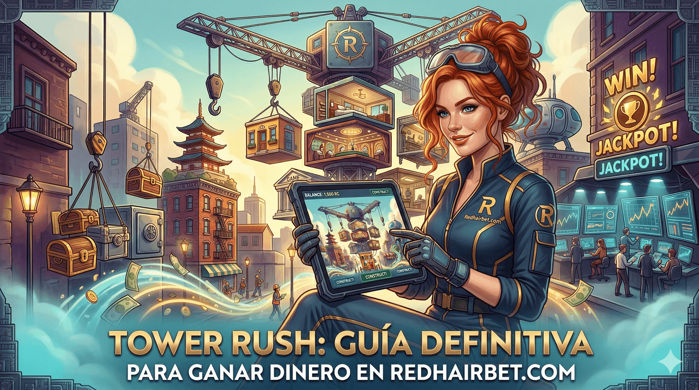 Tower Rush: Guía definitiva para ganar dinero con el mini juego exclusivo de Redhairbet.com