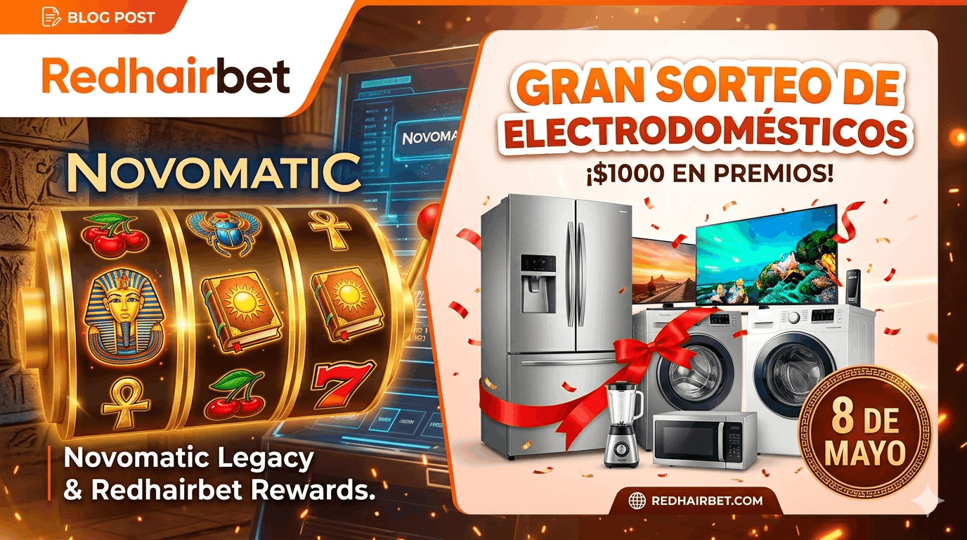 Los mejores slots de Novomatic: Juega y gana en Redhairbet