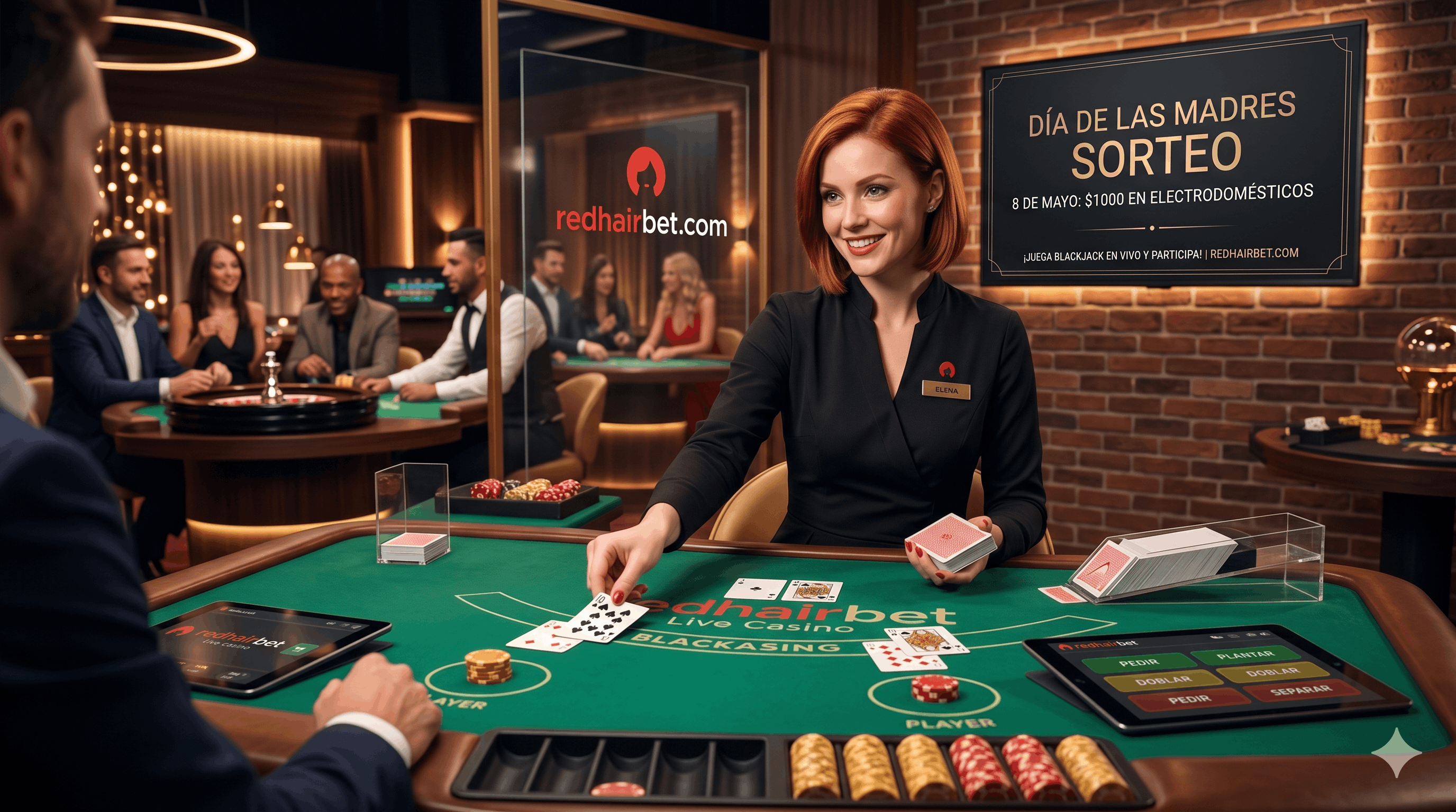 Casino en vivo y Blackjack: Guía para ganar dinero desde casa en Redhairbet.com