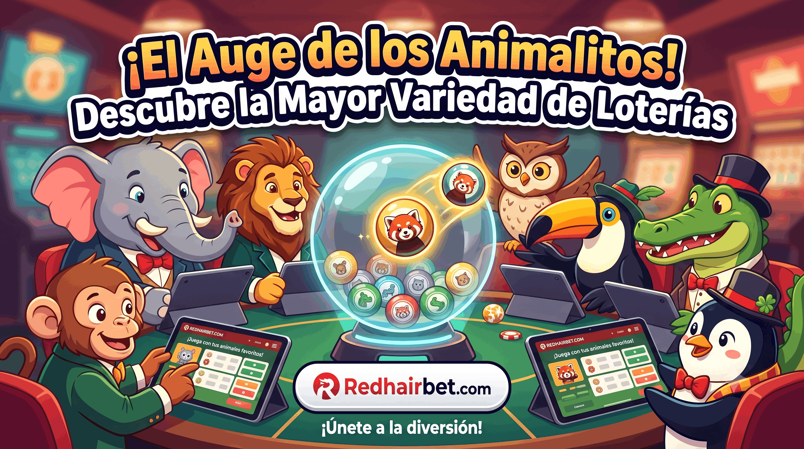 El Auge de los Animalitos! Descubre la Mayor Variedad de Loterías en Redhairbet.com